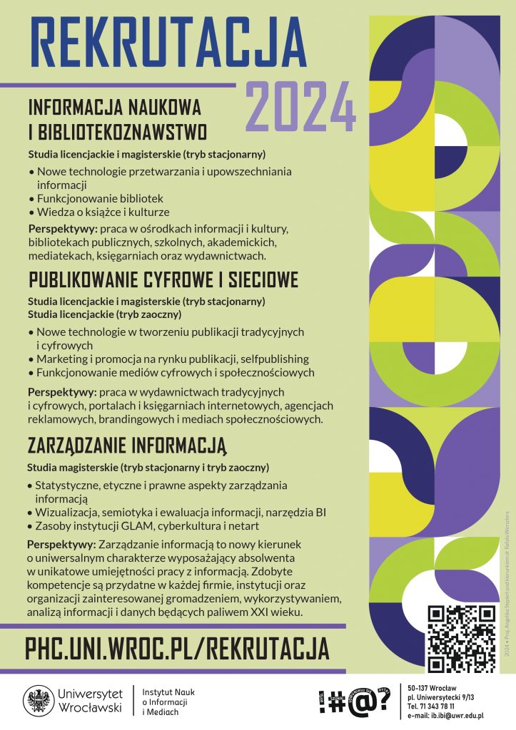 Rekrutacja 2024 
Uniwersytet Wrocławski