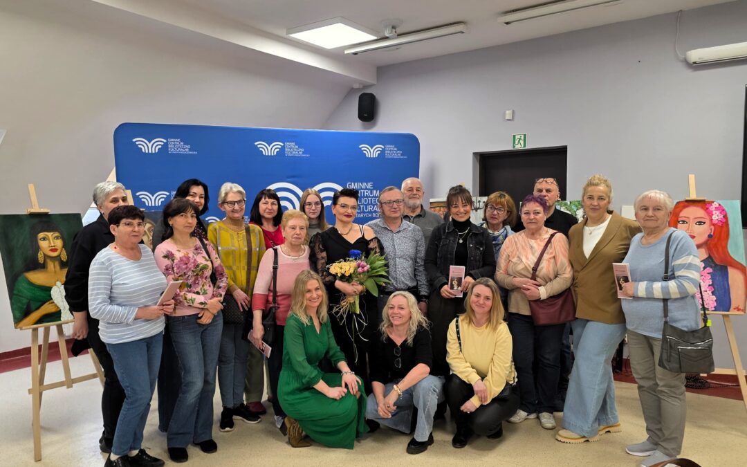 Barwa, kobieca energia i opowieść zamknięta w obrazie – wernisaż wystawy Agnieszki Kałuckiej w GCBK