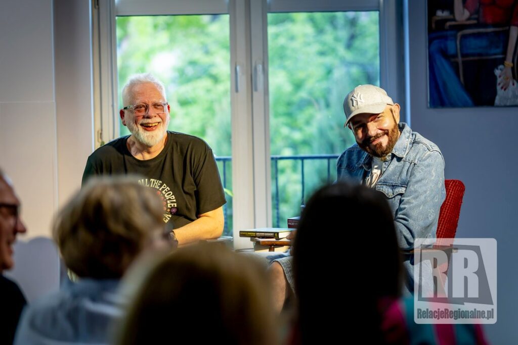 Tomasz Raczek i Marcin Szczygielski - spotkanie autorskie w GCBK