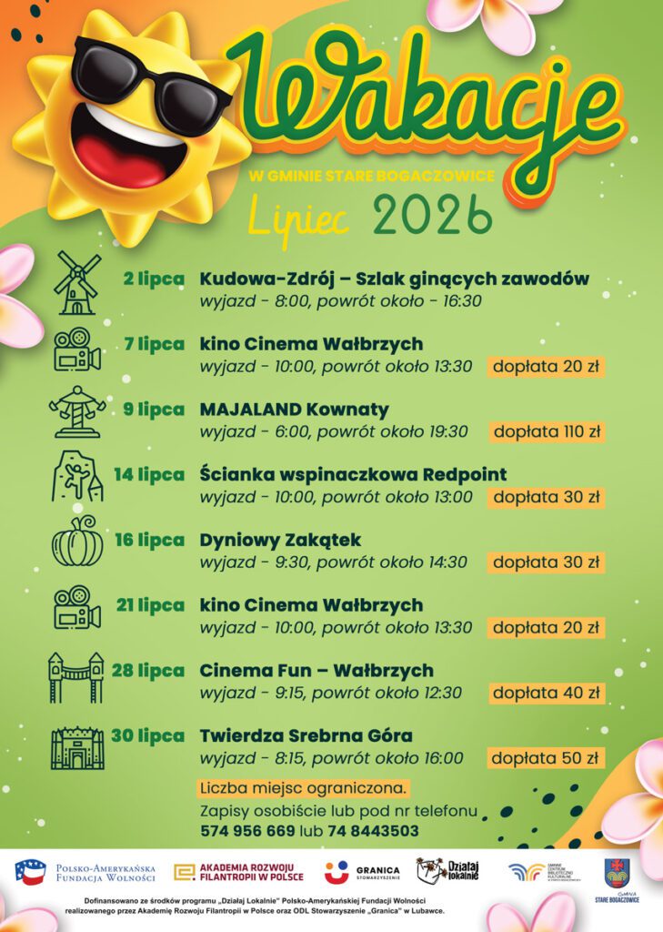 WAKACJE Z GCBK – i nuda nie ma szans!