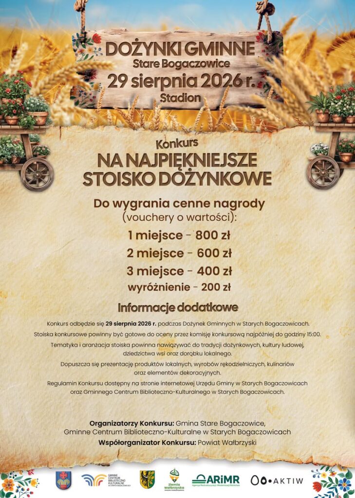 Konkurs na Najpiękniejsze Stoisko Dożynkowe